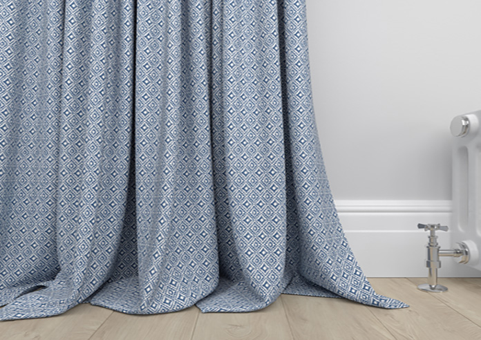 Aztec, Indigo - Made to Measure Curtains - Image 6